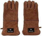 Snow Peak Brown Fire Side Gloves