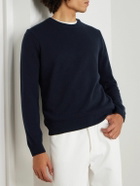 Incotex - Wool and Cashmere-Blend Sweater - Blue