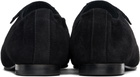 Stefan Cooke Black Soft Grip Slip On Derbys