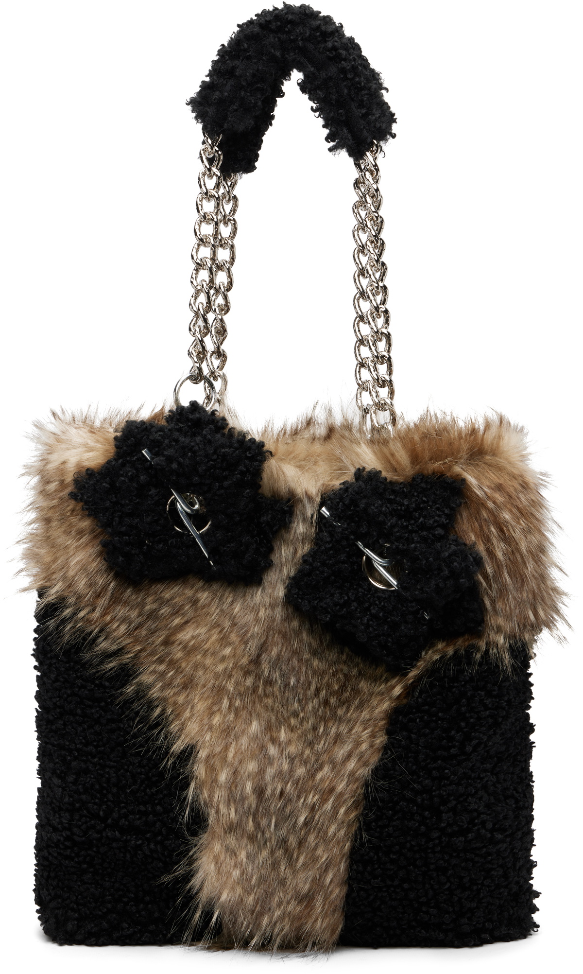 Chopova Lowena Multicolor Fleece Tote