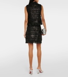 Giambattista Valli Sequined tweed miniskirt