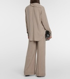 Toteme Scarf-collar mélange shirt