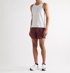 Nike Running - Run Division Flash Slim-Fit Stretch-Nylon Drawstring Shorts - Burgundy