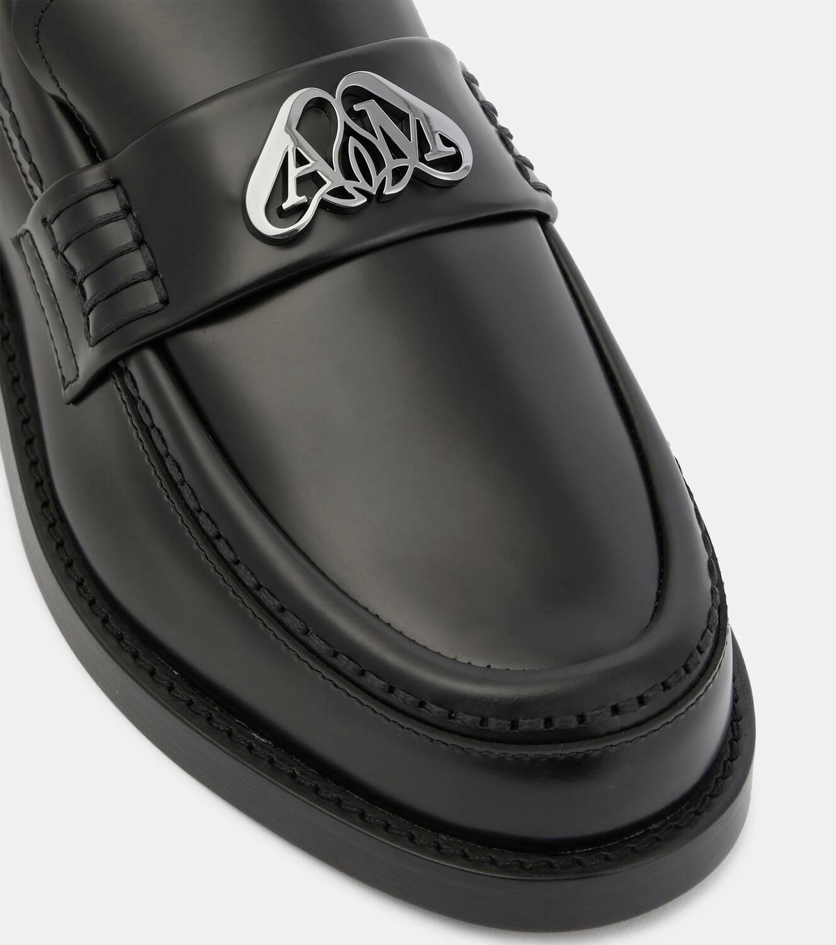 Alexander McQueen Seal leather loafers