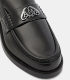 Alexander McQueen Seal leather loafers