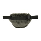 Landlord Grey Faux-Fur Belt Pouch