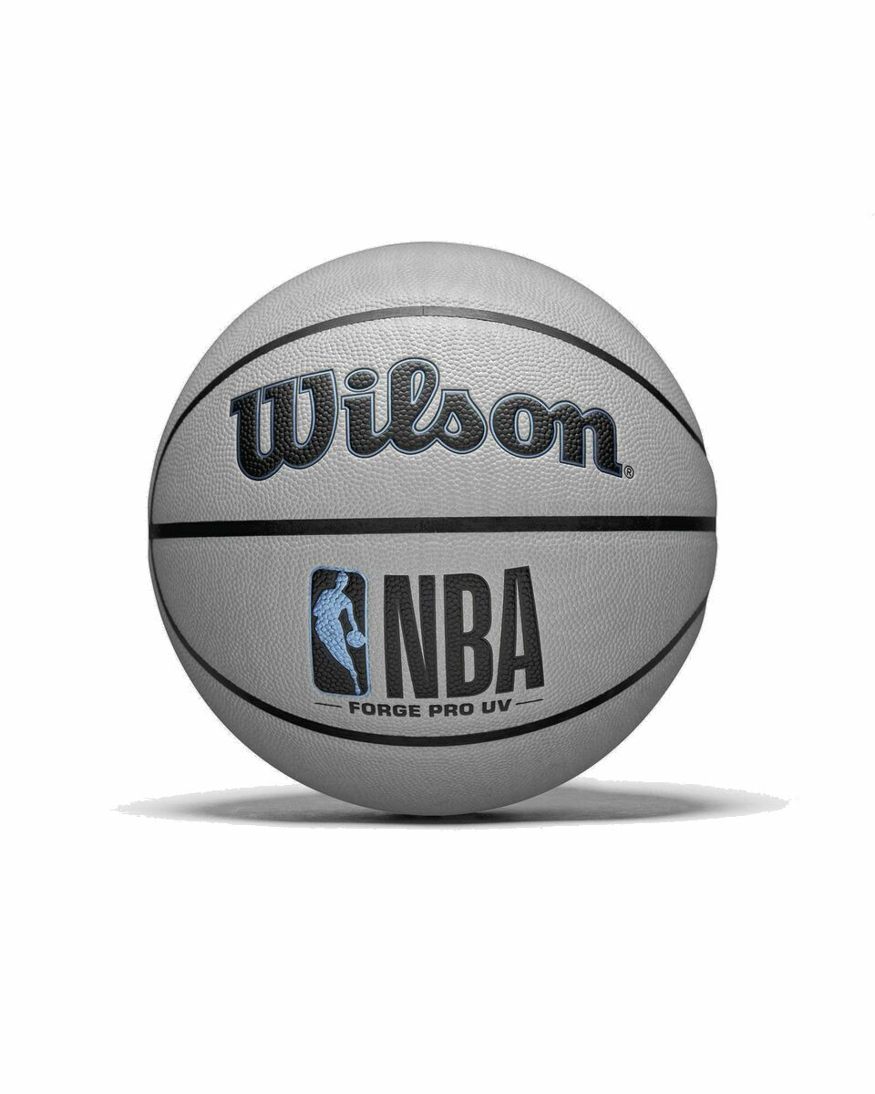 Photo: Wilson Nba Forge Pro Uv Basketball Size 7 Grey - Mens - Sports Equipment