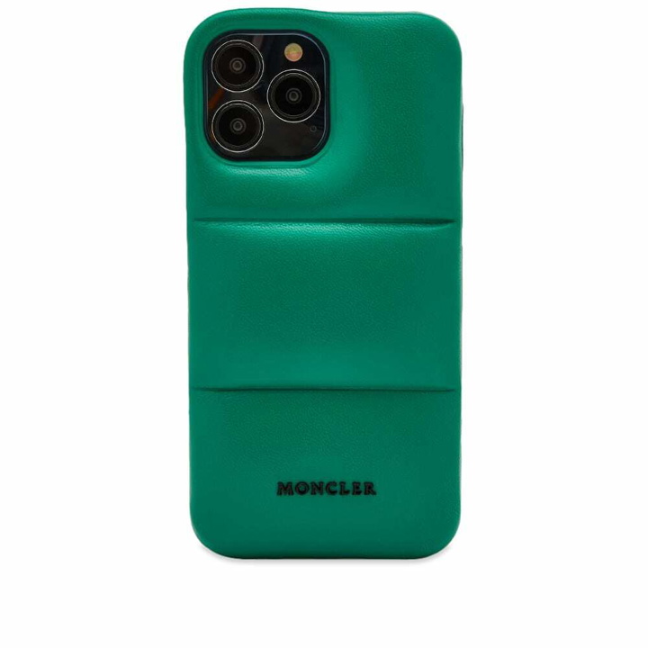 Photo: Moncler Men's iPhone 13 Pro Max Case in Green