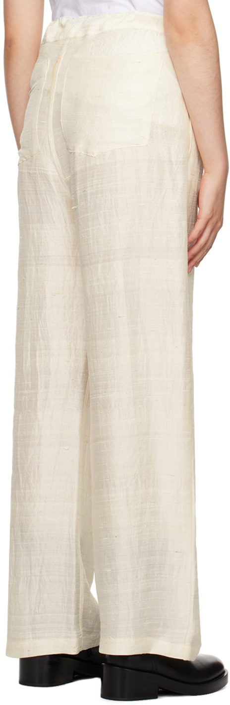 AIREI Beige Drawstring Trousers