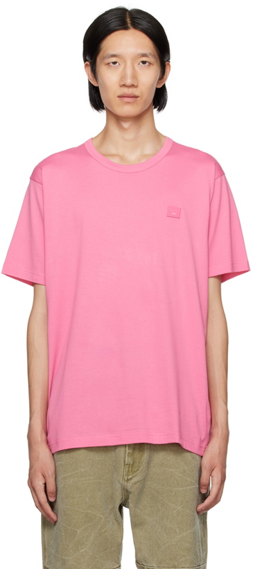 Photo: Acne Studios Pink Patch T-Shirt