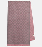 Gucci - GG wool jacquard scarf