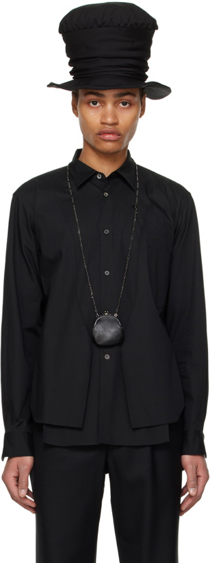 Photo: Comme des Garçons Homme Plus Black Vented Shirt