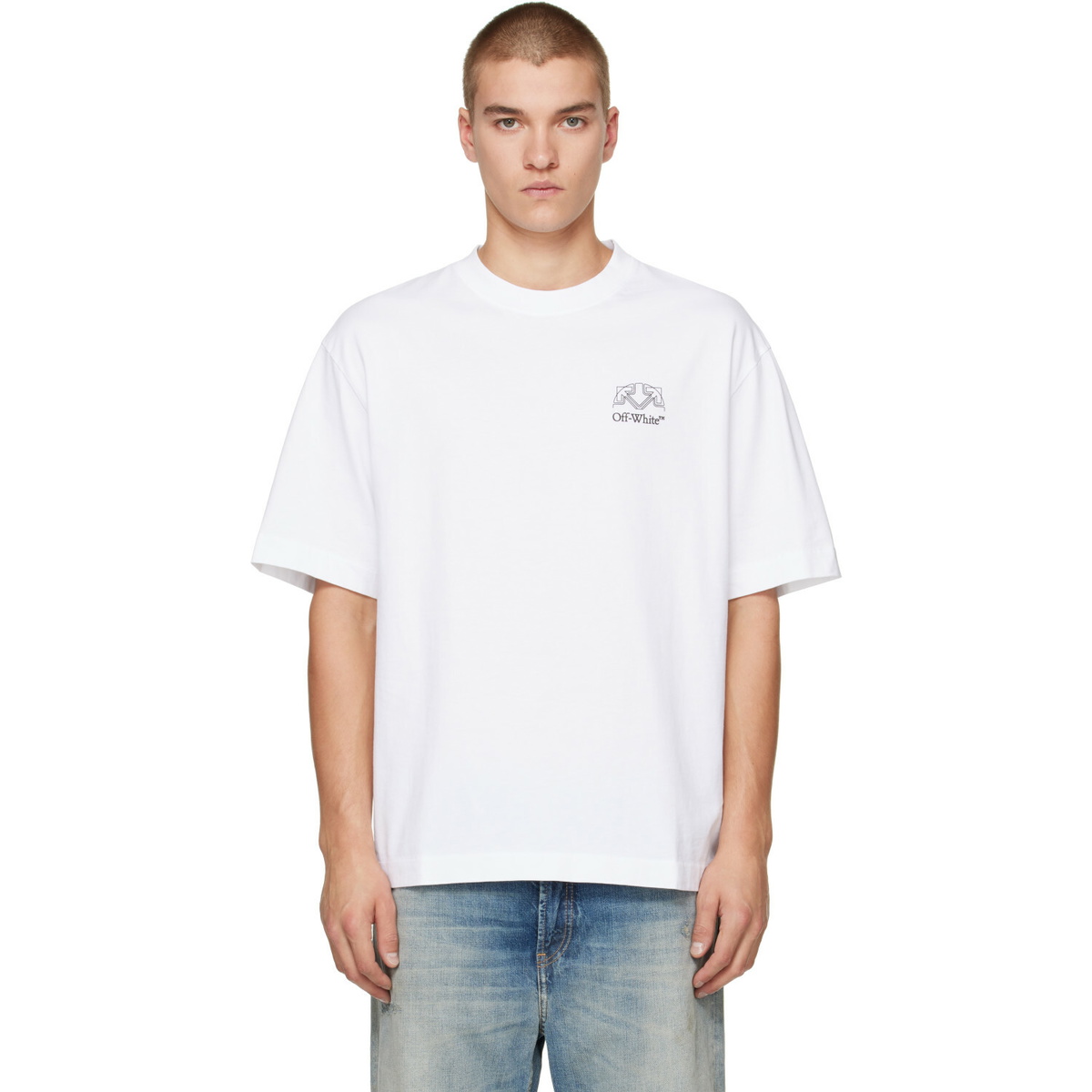 Off-White White Spray Paint T-Shirt Off-White