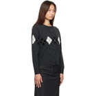 Nothing Written Gray Heritage Argyle Knit Cardigan