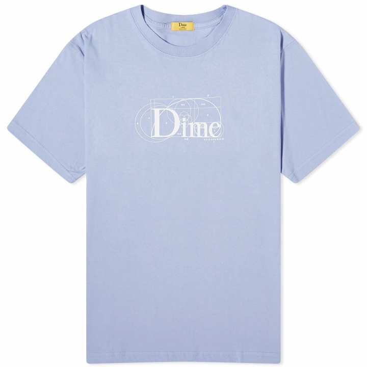Photo: Dime Men's Classic Ratio T-Shirt in Light Indigo