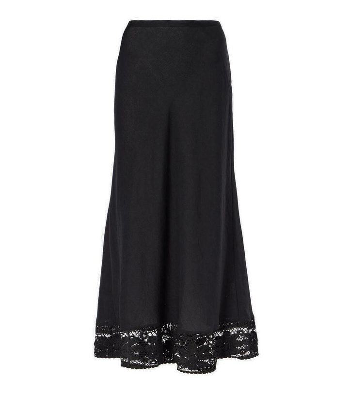 Photo: Rixo Magda lace maxi skirt