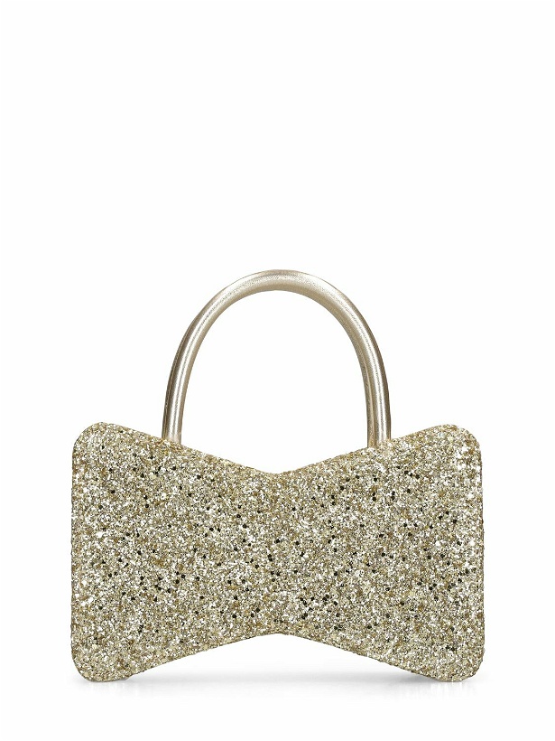 Photo: MACH & MACH - Bow Shape Glitter Top Handle Bag