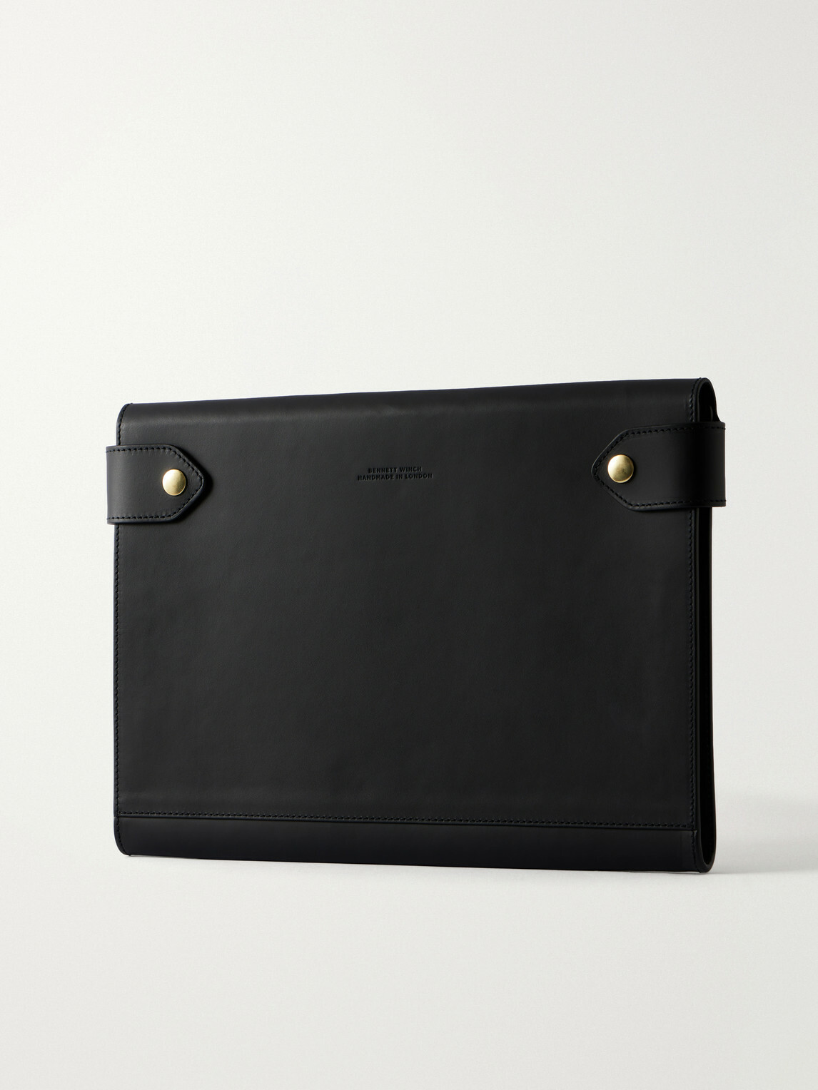 Bennett Winch - Small Folio Leather Pouch - Black