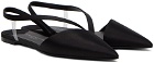 Stella McCartney Black Iconic D'Orsay Slippers