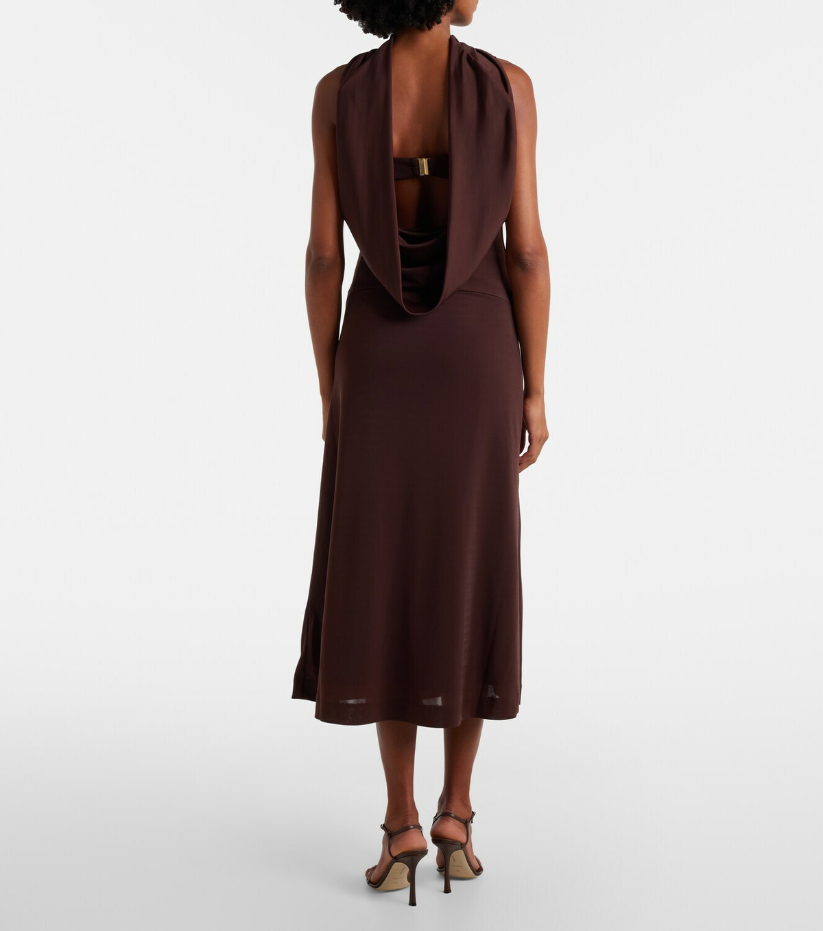Rebecca Vallance Isla scarf-detail midi dress