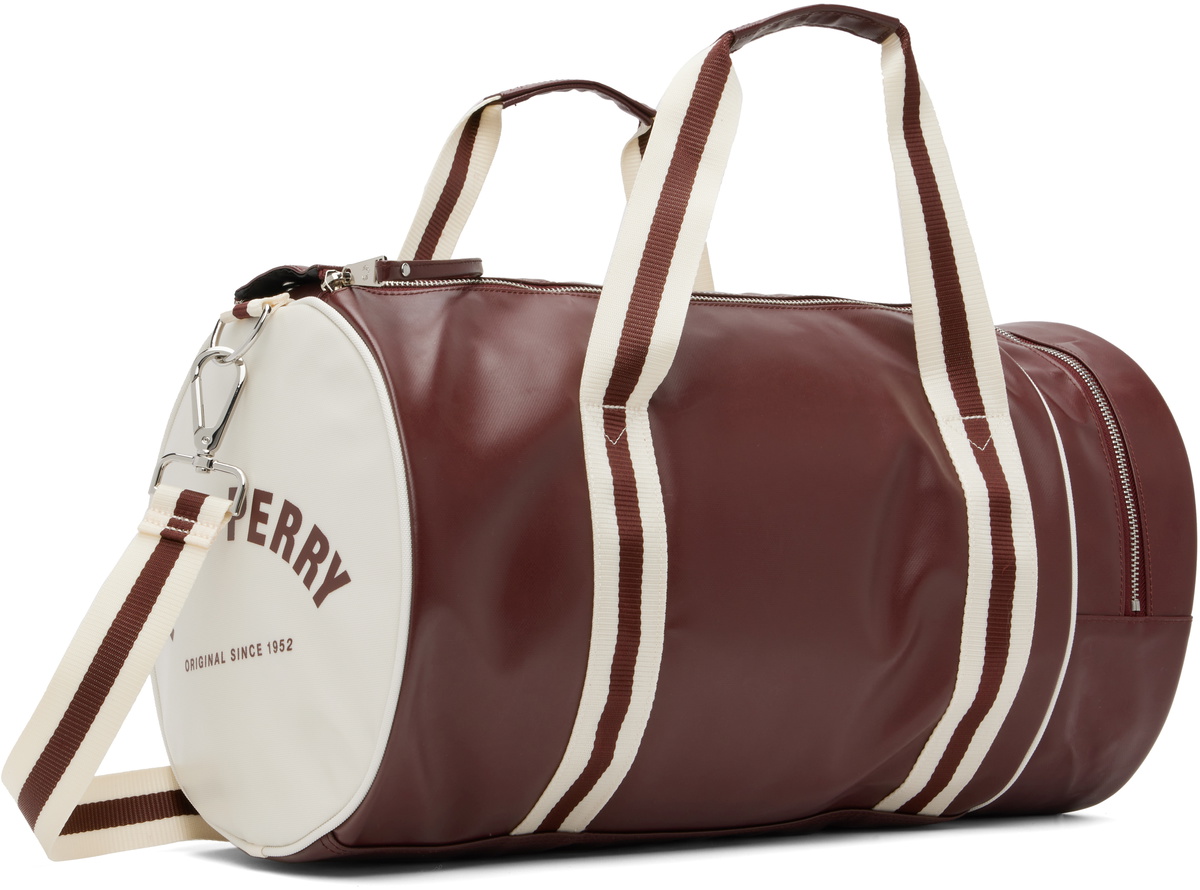 Fred Perry バーガンディ ショルダーバッグ　ピンバッジおまけ Tonal Barrel Bag - Whisky Brown | Men's Bags | Men's Backpacks