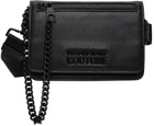 Versace Jeans Couture Black City Rock Messenger Bag