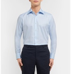 Canali - Blue Slim-Fit Cotton-Twill Shirt - Men - Blue