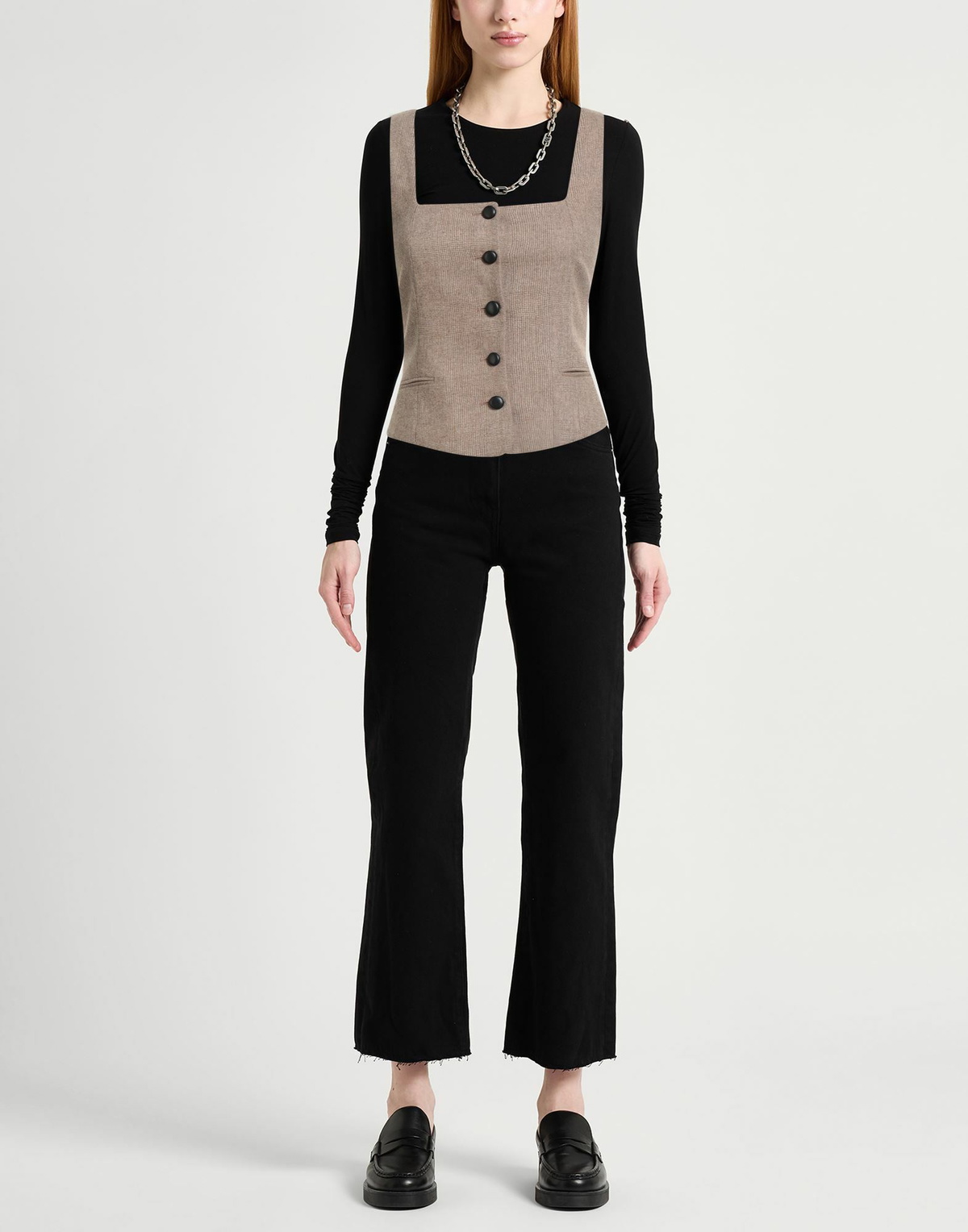 Rag & Bone Womens Tailored Vest Sand