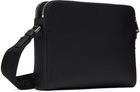 Ferragamo Black Embossed Crossbody Bag