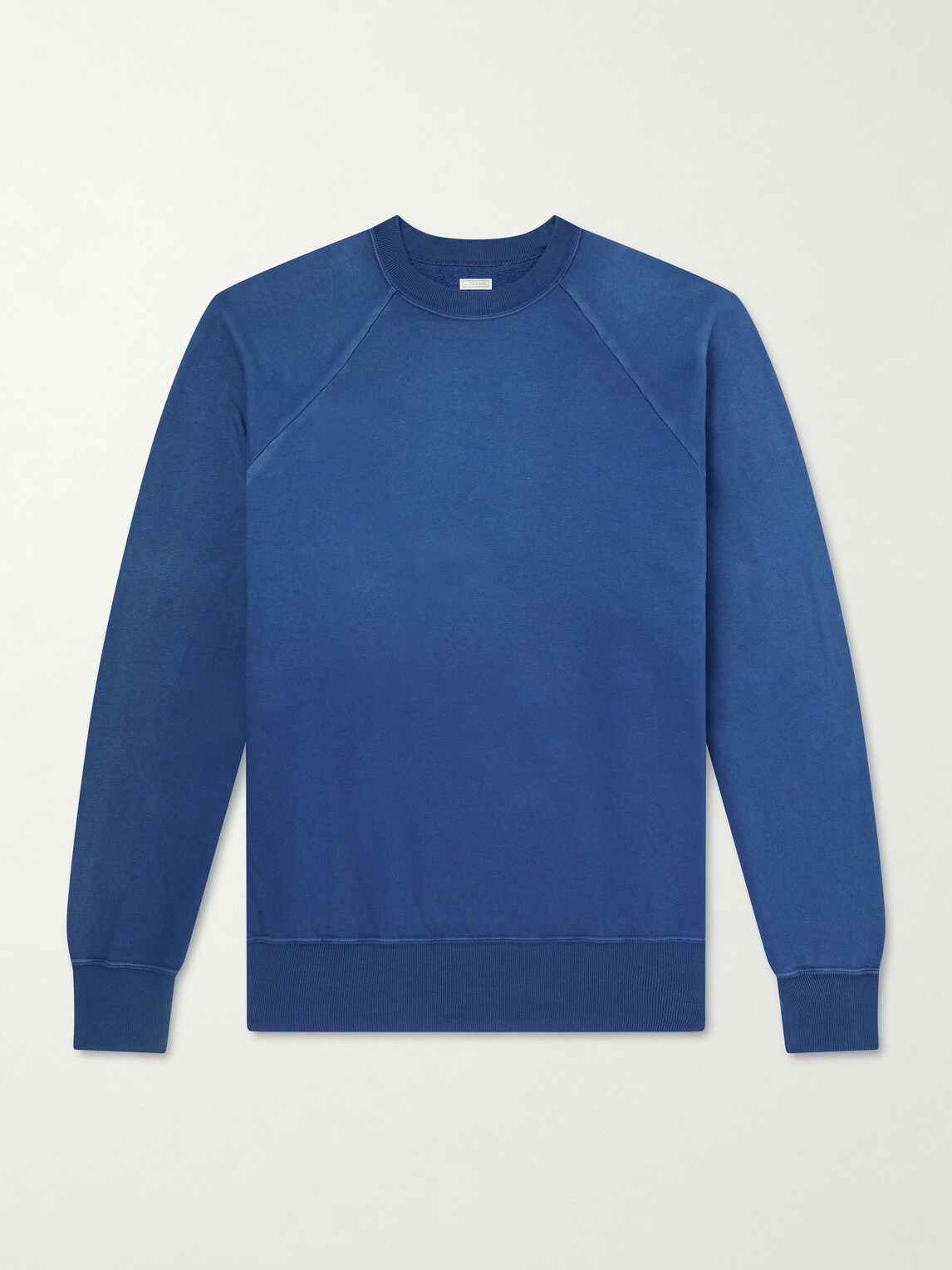 A.PRESSE - Cotton-Jersey Sweatshirt - Blue