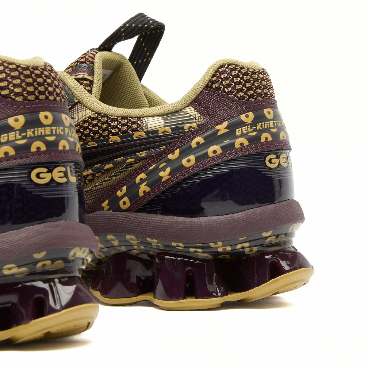Asics US7-S Gel-Kenetic Fluent Sneakers in Beniimo Purple/Lemongrass