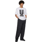 Undercover Black Cotton Check Trousers