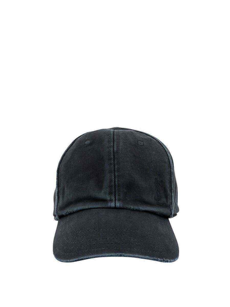 Saint Laurent Men's Black Denim Hat Black main image 1