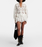 Isabel Marant Neis cotton and silk shorts