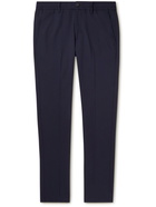 Altea - Downtown Straight-Leg Wool-Blend Trousers - Blue