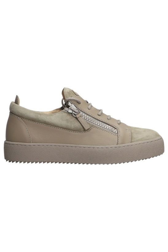 Photo: Giuseppe Zanotti Gz94 Sneakers In Taupe Suede