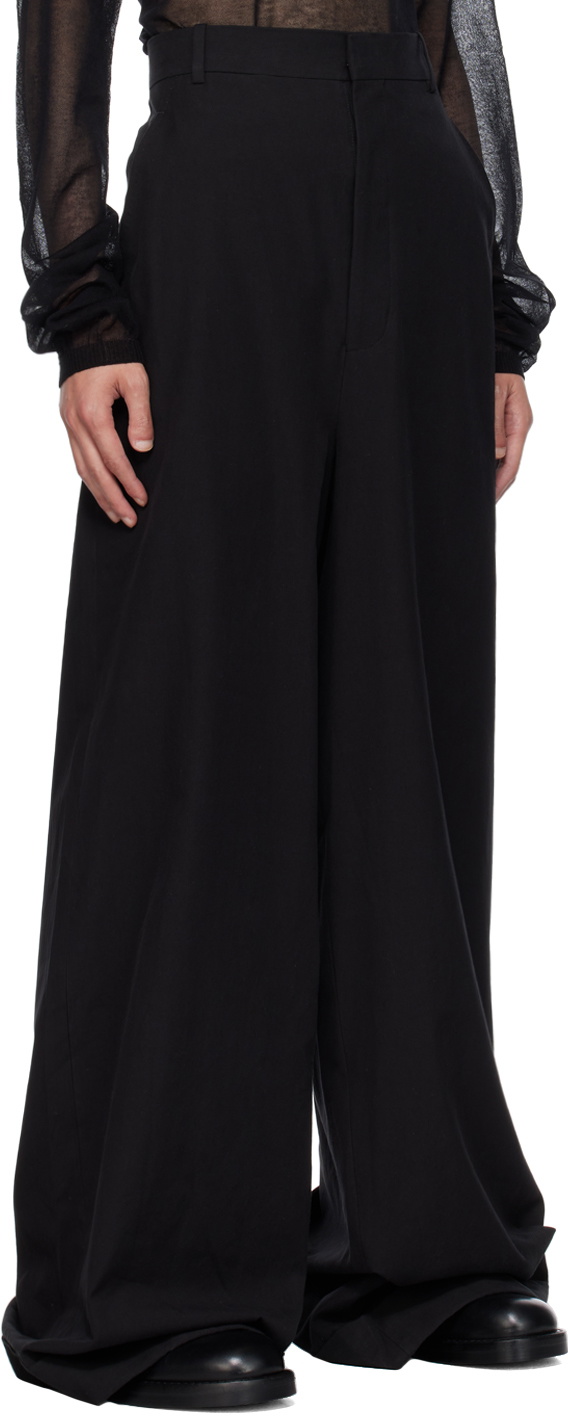 Ann Demeulemeester Black Achille Trousers Ann Demeulemeester
