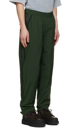 The North Face Green TNF Red Box Full-Zip Sweatpants