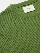 Folk - Waffle-Knit Sweater - Green