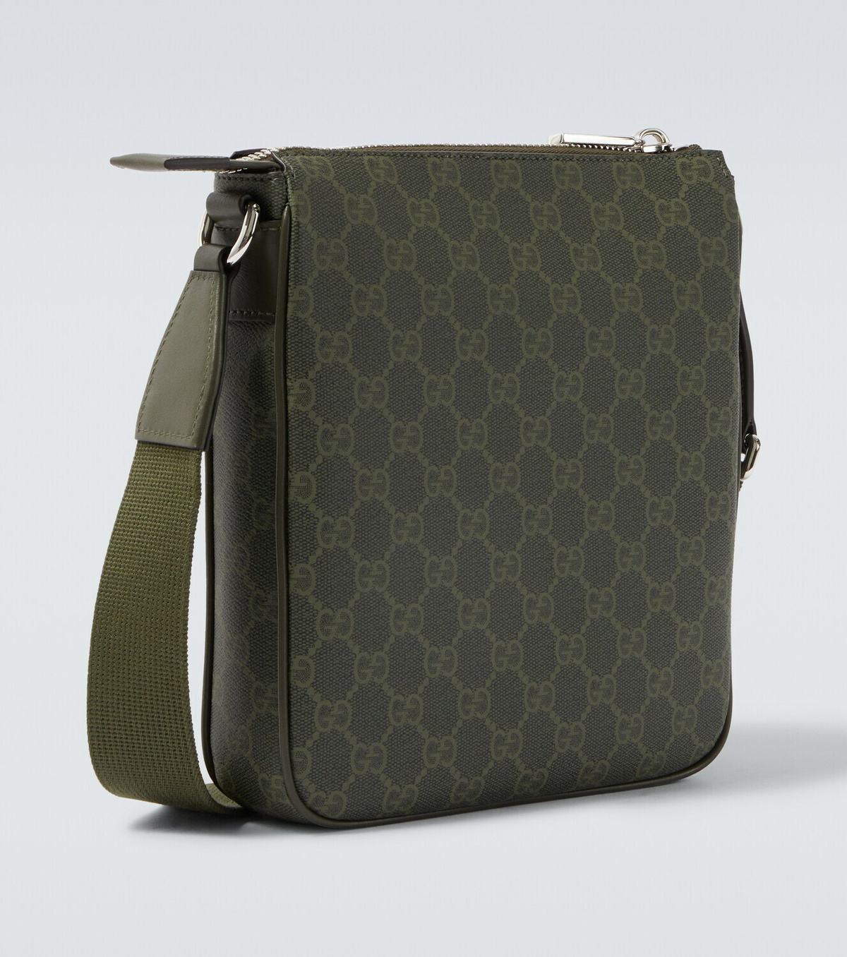 Gucci GG leather crossbody bag