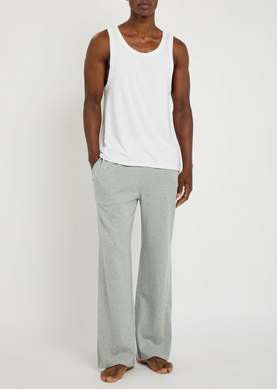 Calvin Klein Icon Logo Cotton Pyjama Trousers Grey