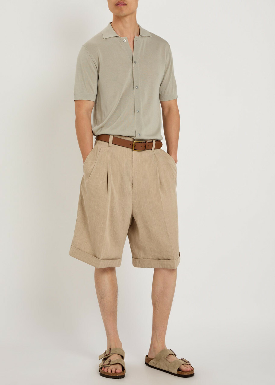 Raith Pedro Knit Shirt Cream