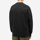 Wood Wood Men's Hester Arch Logo Crew Sweat in Black