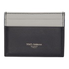 Dolce and Gabbana Grey and Navy Mediterranean Card Holder