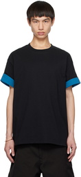 Bottega Veneta Black Double Layer T-Shirt