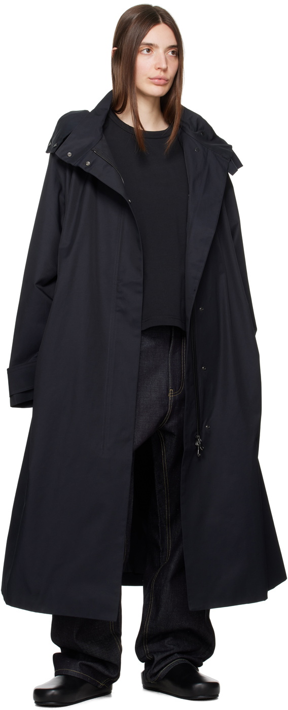 お*た様 STUDIO NICHOLSON | SEPHON COAT: サイズ Studio Nicholson - Sephone Oversized Shell Hooded Parka - Blue