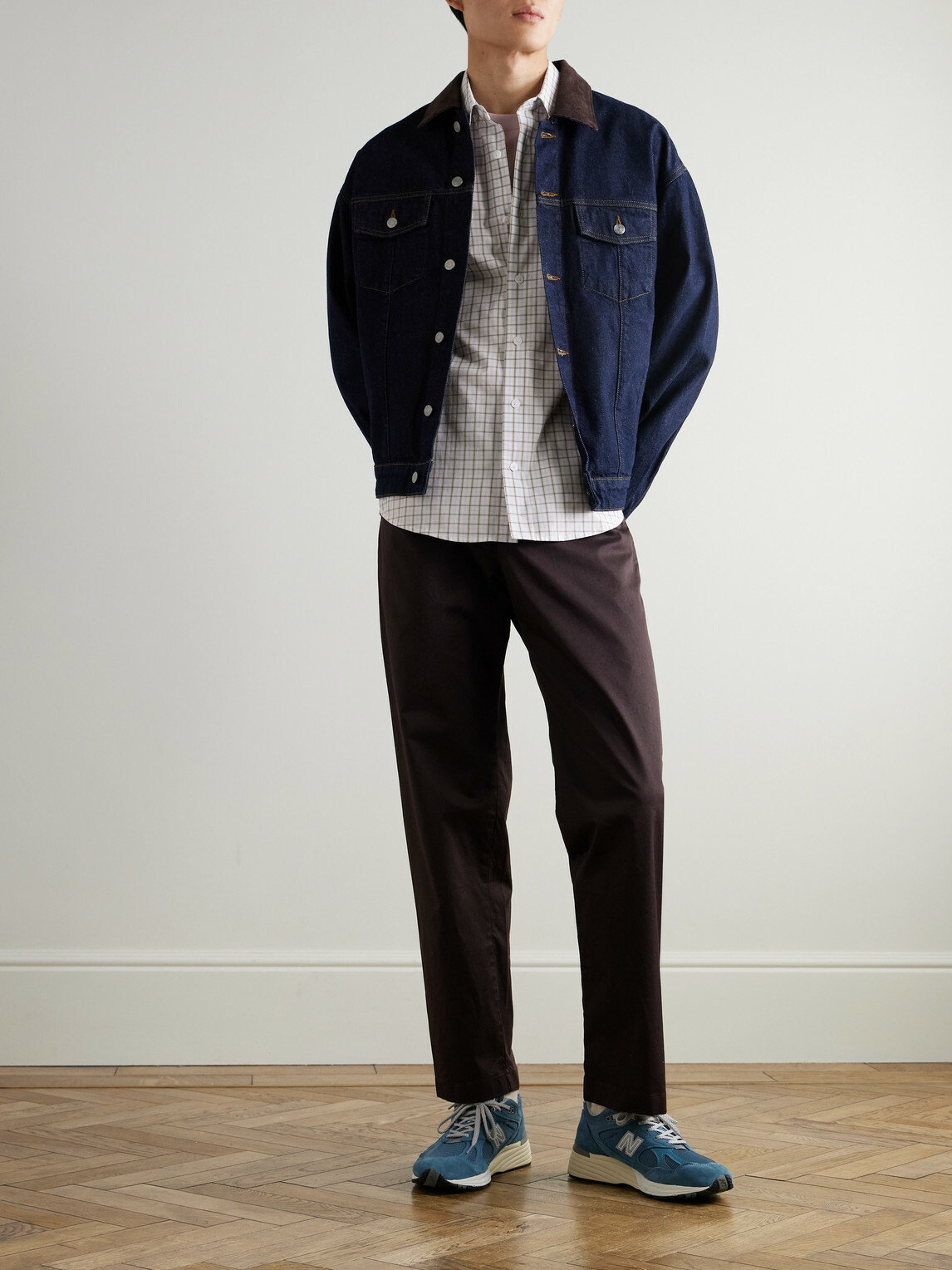 NN07 - Mylo 10021 Straight-Leg Organic Cotton-Blend Twill Trousers - Brown