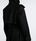 Victoria Beckham Philippa virgin wool twill trench coat