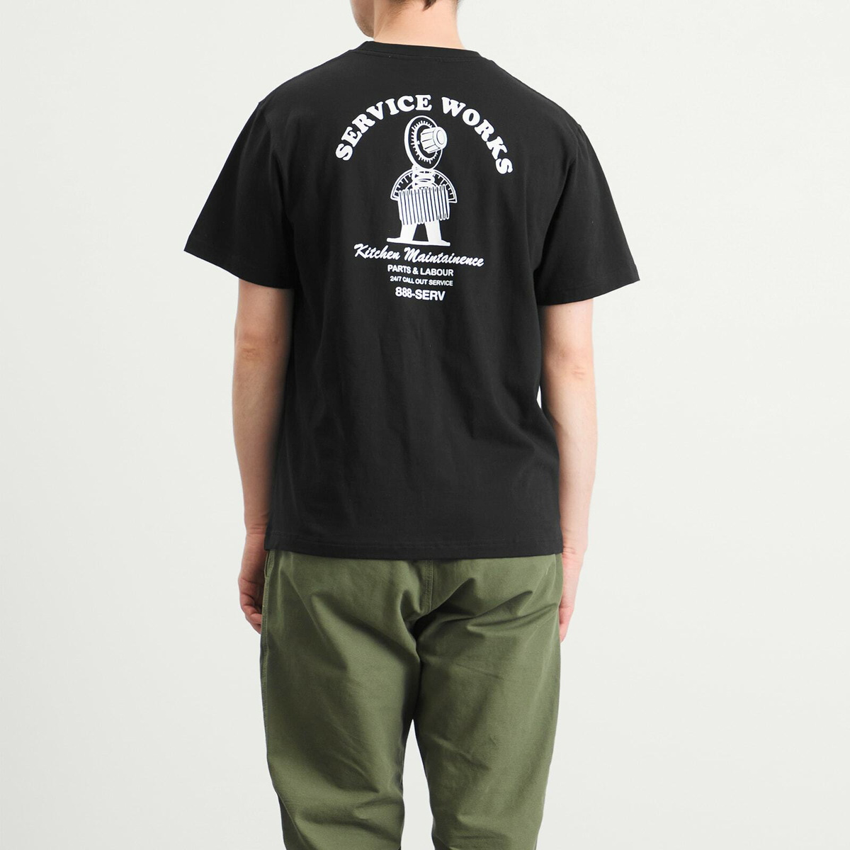 Service Works Men's Maintenance T-Shirt in Black