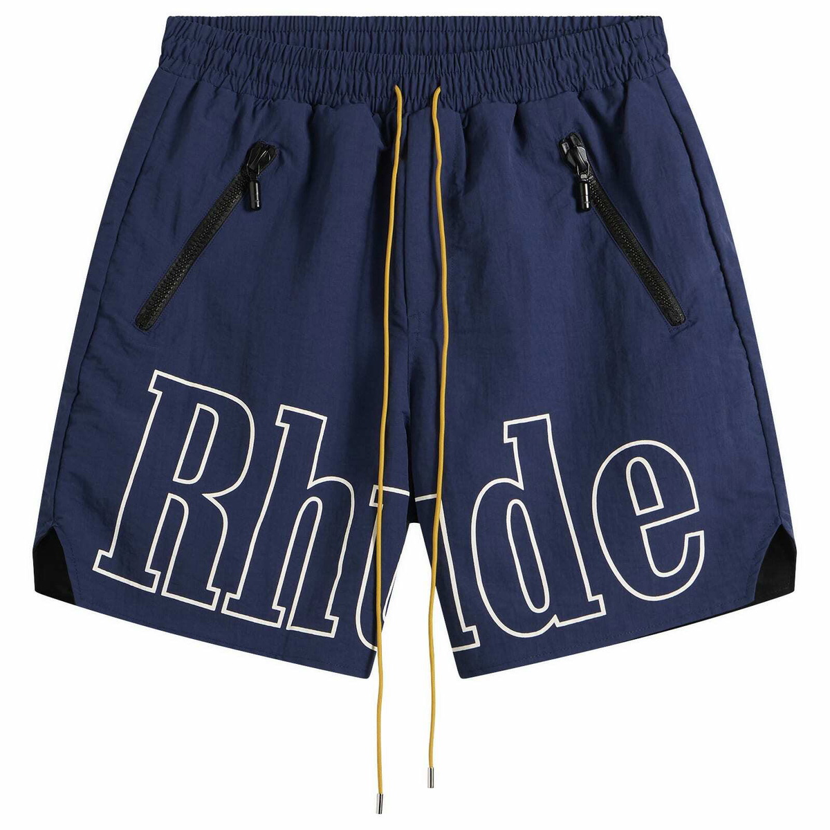 Rhude Men's Logo Shorts in Navy
